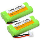 ロワジャパン KX-FAN57 BK-T412 パナソニック対応 2個 コードレス子機 充電池 電話機 互換 バッテリー