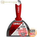 LEVEL5 15cm(6インチ) ソフトグリップ ステンレススチール製 ドライウォールジョイントナイフ/ヘラ プロ仕様 快適 仕上げ用工具 金属ハンマーヘッド シートロック ジプロック 石膏ボード パテ用 5-142 15cm (6インチ)