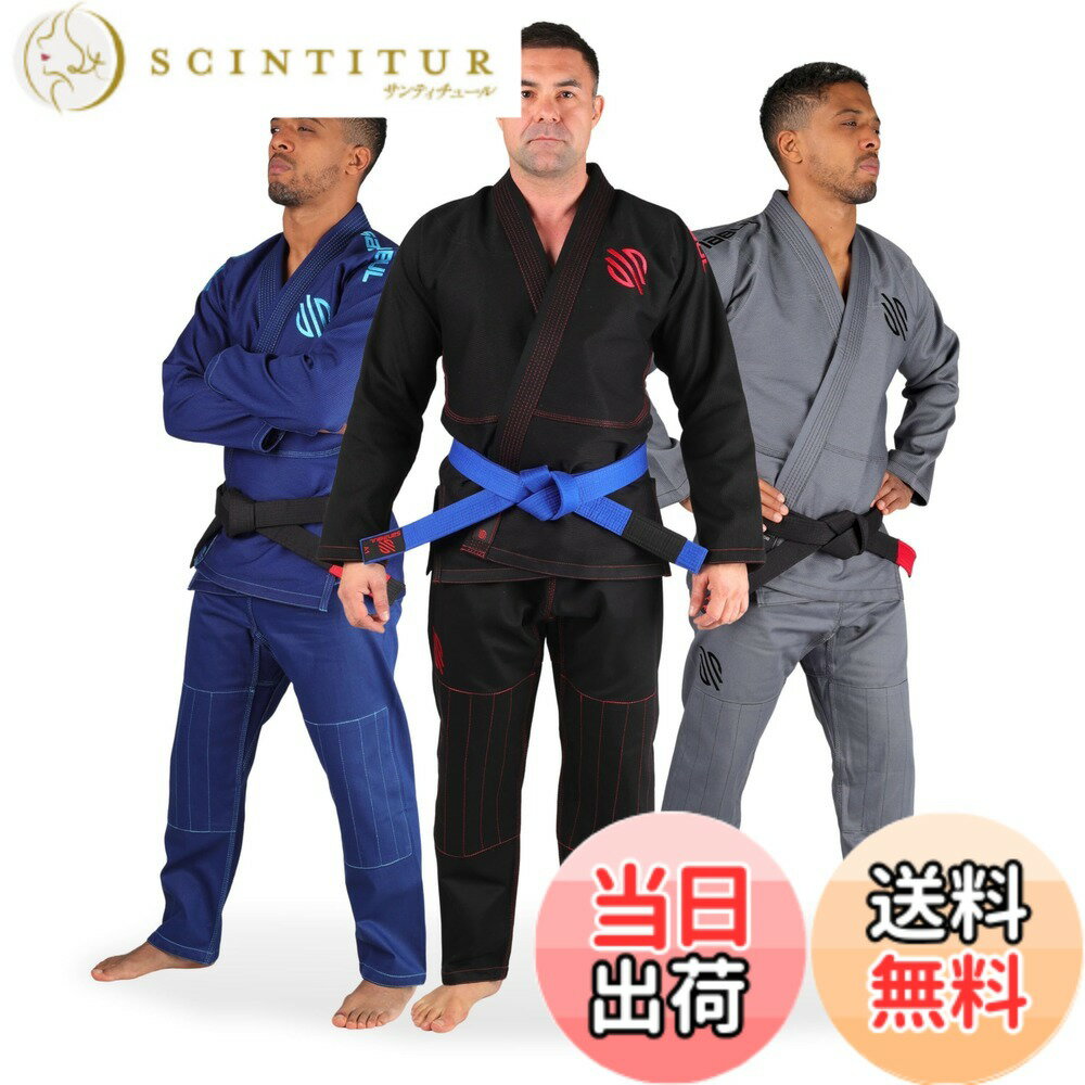 【送料無料】Sanabul Essentials V.2 超軽量 防縮加工 BJJ柔術着 (ネイビー 色：ブラック、サイズ：A1