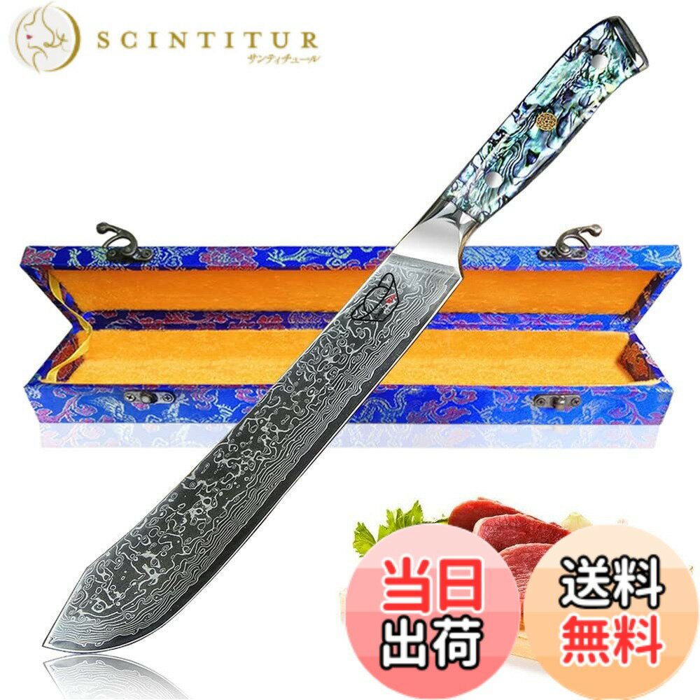 【送料無料】Centra Win 包丁 【Artemis・アルテミス】67層ダマスカス 包丁 キッチンナイフ アワビ貝+..