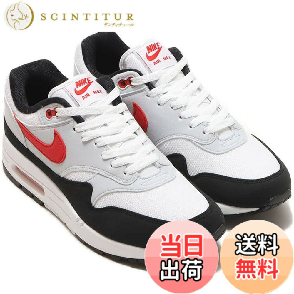 [ナイキ] エア マックス 1 AIR MAX 1 ホワイト/ディープロイヤルブルー/ピュアプラチナム/ブラック FD9082-100 日本国内正規品 色：ホワイト/ピュアプラチナム/ブラック/ユニバーシティレッド、サイズ：24.0 cm