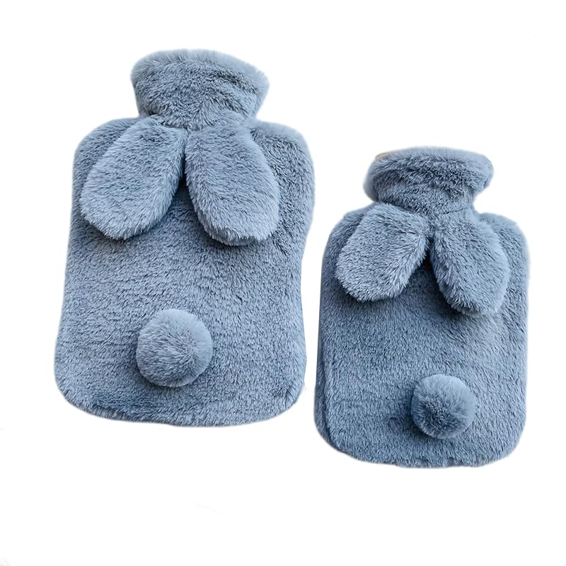 【送料無料】Godfun 湯たんぽ ゆたんぽ お湯入れ 注水式 電気不要 かわいい 柔らか 暖かい ゆたんぽ アニメ ウサギ型 防寒グッズ 手足温め 男女兼用 プレゼント 暖房器具 繰り返し使用可 お湯入れ 保温グッズ 500ml サイズ：2000ML