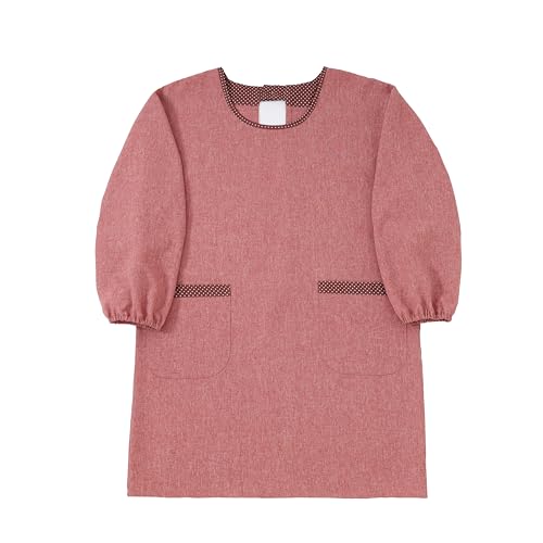 【送料無料】割烹着 おしゃれ かっぽう着 エプロン しわになりにくい 速乾 女性用 人気アイテム シンプル かわいい ポケット付き 保育士 看護 ガーデニング 料理教室