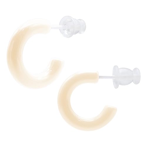 【送料無料】KARMAREY フープピアス リングピアス フープイヤリング セラミック 金属アレルギー対応 2..