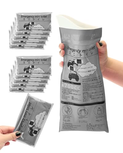 【送料無料】[Laberush] 簡易トイレ 車 携帯トイレ 災害用トイレ 10回分 700cc 登山 防災 非常用トイレ..