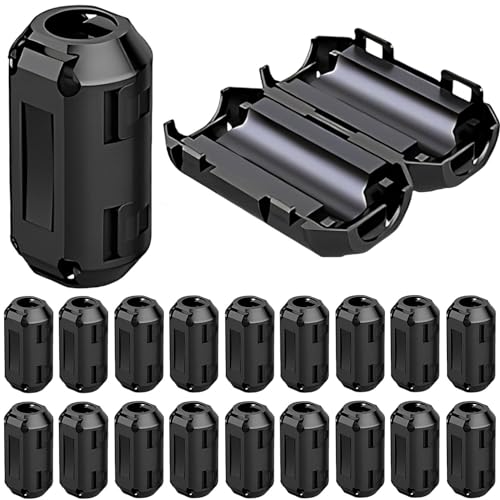 【送料無料】fogman ノイズフィルター パッチンコア フェライトコア ノイズ対策 オーディオ 20個セット