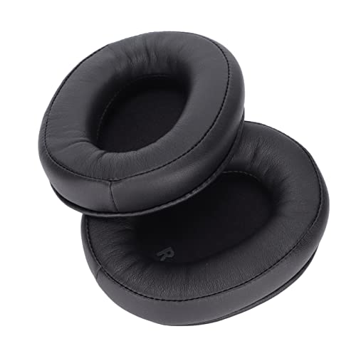 【送料無料】ATHSR9 ATHDSR9BT ATHWS990BT ヘッドフォン用交換用イヤーパッド、プロテインレザーヘッドセットイヤークッション、ノイズアイソレーションソフトヘッドフォン交換用イヤーパッド