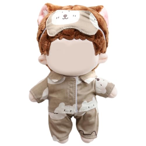 【送料無料】YUYAKESHI 綿人形用 クマ かわいい 人形服 着替え パジャマ アクセサリー 20cm人形用 アイ..