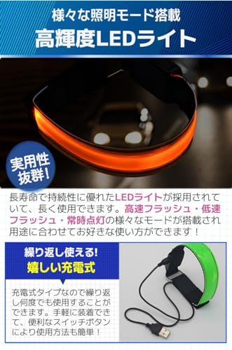 ������̵����fogman ������Х�� LED ���� ���˥󥰥饤�� ���������� �����ɻ� 2�ĥ��å�