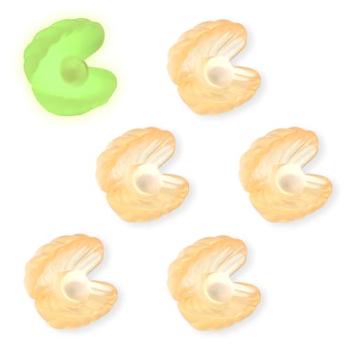 【送料無料】RedBeryl 水槽 オブジェ パール フィギュア 夜光 蓄光 あこや貝