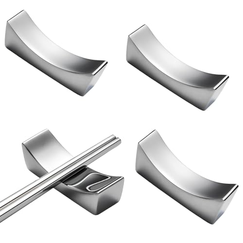 【送料無料】fogman 箸置き スプーンレスト シンプル ステンレス製 スタイリッシュ 高級感 4個セット