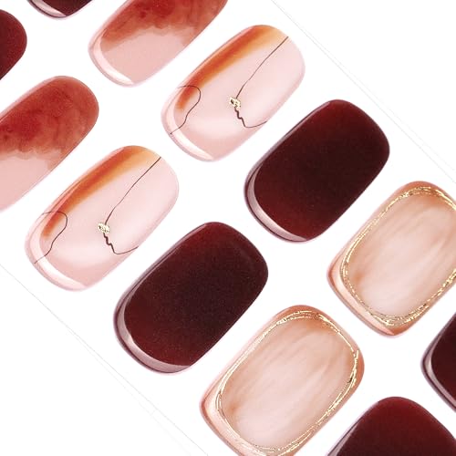 【送料無料】DANNI＆TONI ジェルネイルシール ネイルシール 硬化タイプ 2週間長持ち 無臭 防水 SGS認定..