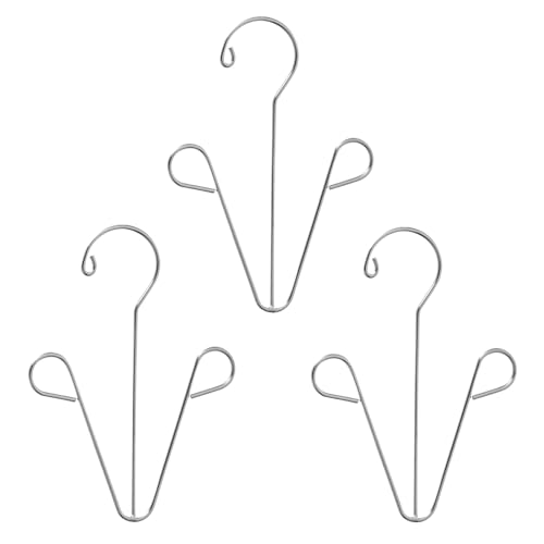 【送料無料】HOTQ ューズハンガー ステンレス ブーツ用物干し シューズ水切り 上履きハンガー 吊り干し靴干しハンガー 3本入り