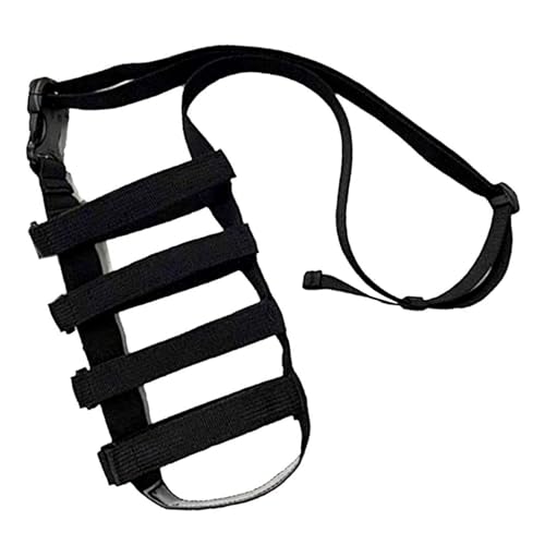 【送料無料】アウトドア 水筒スリーブ 水筒プロテクター 携帯ボトルスリーブ 調節可能 ショルダーマウント プラスチックボトルスリーブ 大人 子供 ブラック