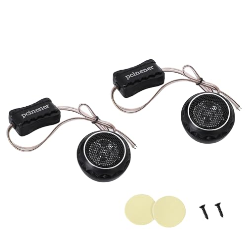 【送料無料】車載用 最大140w 高音域 ツイーター ドームツイーター カーオーディオ 28mm スピーカー ク..