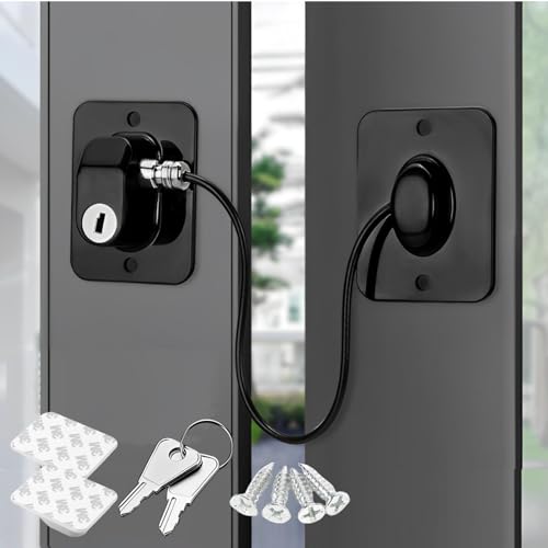 【送料無料】Fogman 窓 ロック 網戸 鍵 引き戸 引き出し 冷蔵庫 子供 落下防止