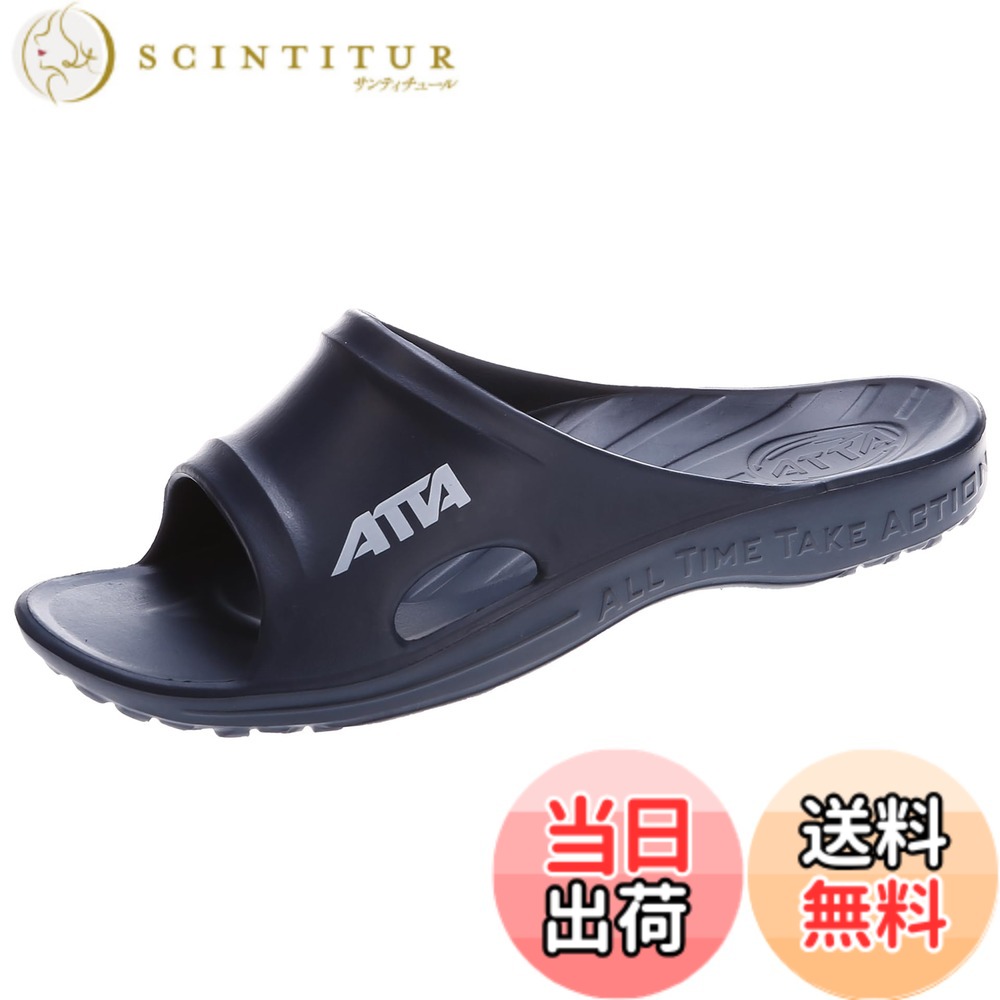 【送料無料】[Vero&Nique] ATTA【肌に優しい感触】 アーチサポータート サンダル スリッパ 台湾製 疲れない メンズ レディース 健康 外履き 室内 夏用 eva 土踏まず 扁平足 滑り止め ベランダ 足ツボ slipper 6689 色：ブルー、サイズ：10.0 cm