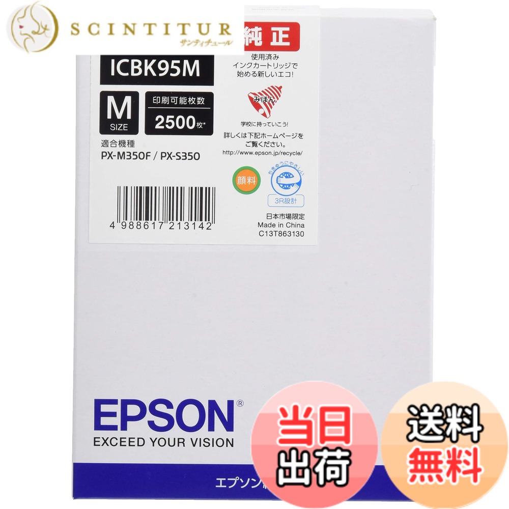 【送料無料】EPSON 純正インクカートリッジ95 色：ブラック