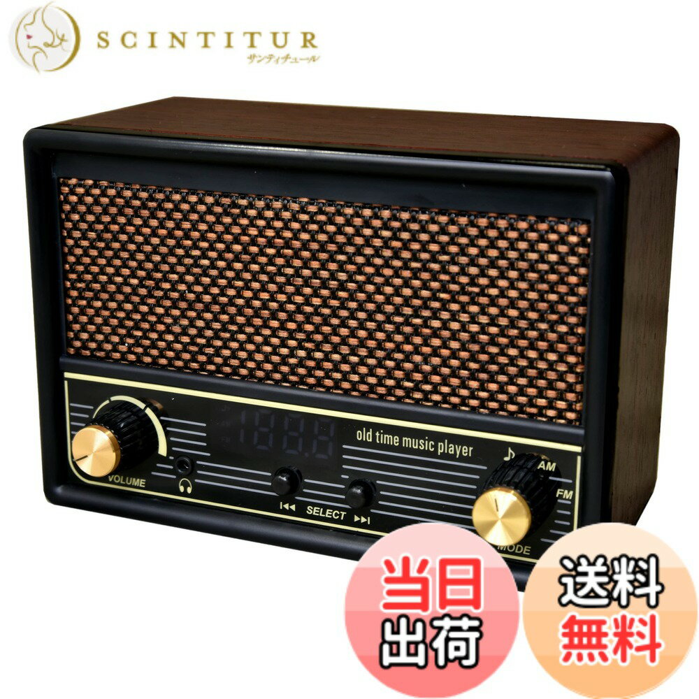 【送料無料】FESCO 唱歌ラヂオ DX100 AM/FMラジオ付き音楽プレイヤー SRDX-001 ...