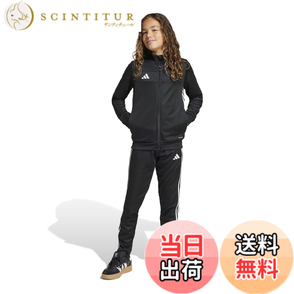 [무료우송]adidas(아디다스) 저지 상하 세트 키즈 세레노 트럭 슈트 보이즈 칼라:블랙/화이트(JD0625), 사이즈:160