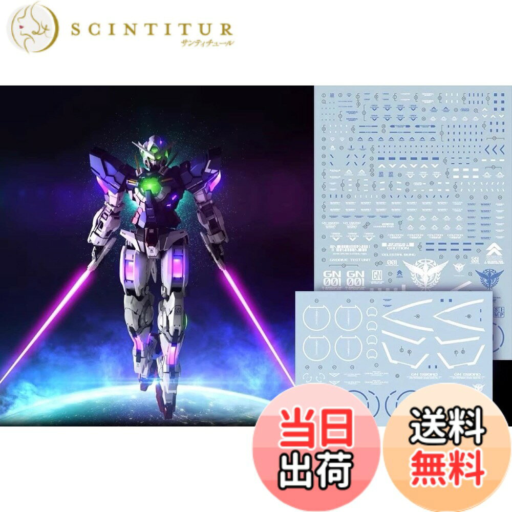 【送料無料】蛍光!! HG RG MG PG RE HiRM ロボット MS ディテールアップ用水転写式デカール 色：purple、サイズ：PG 1/60 ガンダムエクシア用