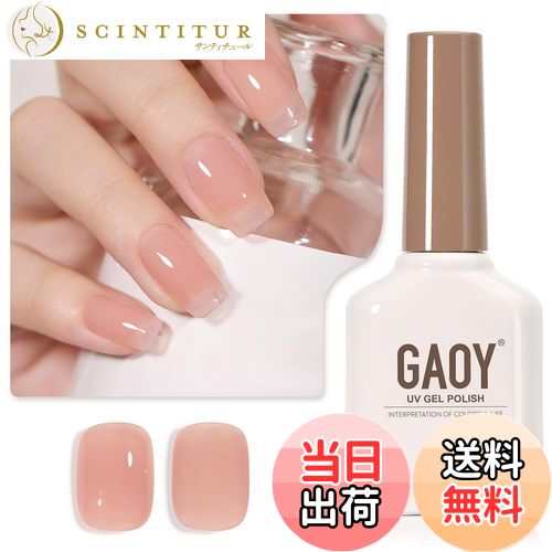 【送料無料】GAOY ジェルネイル カラージェル 単色 UV・LED対応 ポリッシュタイプ セルフネイル 初心者..
