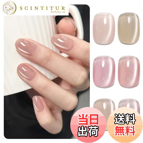 【送料無料】GAOY ジェルネイル 6色セット カラージェル シアーカラー UV・LED対応 ソークオフジェル ..