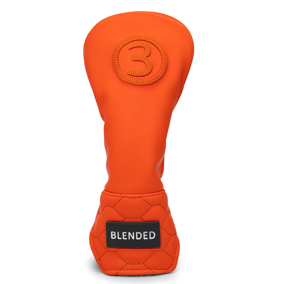 【送料無料】ゴルフクラブヘッドカバー 溢れ オレンジ色の ウッドカバー ドライバー フェアウェイウッド ユーティリティ ハイブリッド用ヘッドカバー 番号タグ付き...