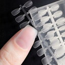 【送料無料】【現役ネイリスト監修・大容量300枚入】SoraraBeauty フレキシブルチップ ジェルチップ クリアチップ つけ爪 長さ出し 粘着テープで簡単装着 ジェルネイル ネイルステッカー おうちネイル ネイルデザイン セルフネイル 色:スクエアオフ、サイズ:XS~M