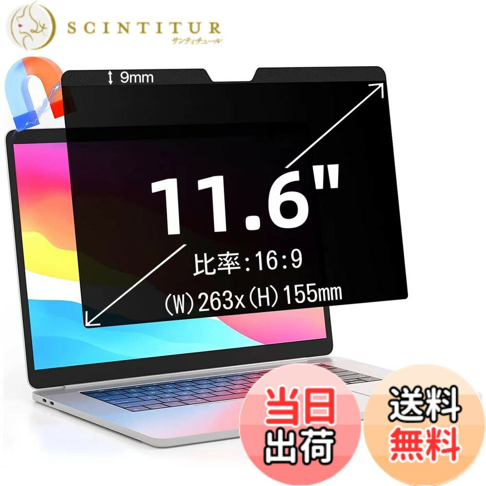 ������̵����11.6�����(16:9)�ޥ��ͥåȼ� �ץ饤�Х����ե��륿�� �������ɻߥե��륿�� �֥롼�饤�ȥ��å� �Ρ��ȥ֥å��� �ѥ����� PC ��˥��� ...