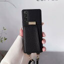 【送料無料】NanHou Xperia 10 V ケース 手帳型 高質PU(超繊皮革)ファッション手帳型 斜めショルダーストラップ付き(長さ調整可能)耐衝撃 保護 SO-52D ケース SOG11 ケース 背面鏡付き 人気 携帯カバー 女性 上品 カードポケット スタンド機能 リストバンド エクスペリア 1