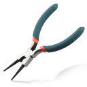 【送料無料】LEONTOOL 丸やっとこ ミニ丸ヤットコ 丸ペンチ 全長126mm 刃部付 切断可能 多機能ペンチ 手芸用 工具 ビーズ アクセサリー制作 ツール ハンドメイド 手作り ジュエリー製作 プロ ホビー 道具 初心者