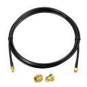 【送料無料】BINGFU RP-SMA 延長ケーブル RPSMA オス⇔メス ケーブル 2m RP-SMA オス メス 同軸ケーブル WIFIアンテナケーブル 低損失 1本入