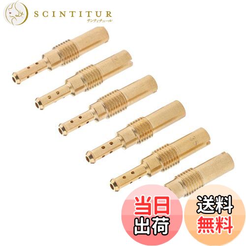 【送料無料】F Fityle 6個 パイロットジェット スロージェット #32#35#38#40#42#45