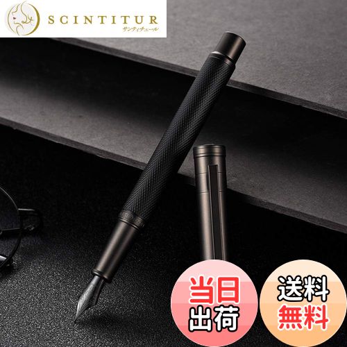 【送料無料】黒き森 万年筆 細字 金属のギフトボックス Hongdian