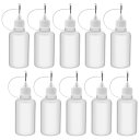 【送料無料】10個 液体ドロッパーボトル cnong グルーボトル DIY用 貯蔵用 PE材料 30ml