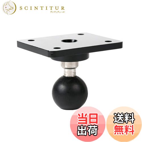 【送料無料】[REC-MOUNT25] ホルダー・アタッチメント(Aパーツ) A17 バイクナビ (ガーミン zumo/ユピテル ATLAS/RWC X-RIDE) 用 【RM25-A17】ボールサイズ 1インチ(25.0mm-25.4mm) プレート穴 約38mm×約30mm(AMPS規格ネジ穴)