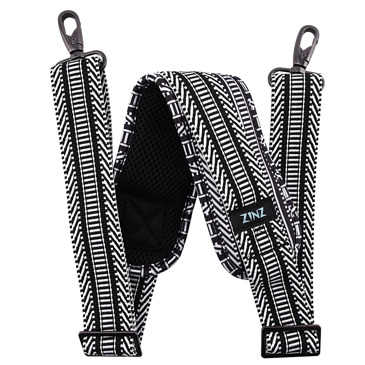 【送料無料】[ZINZ] 200cm ショルダーベルト 極厚の固定クッションパッド ショルダーストラップ 交換用..