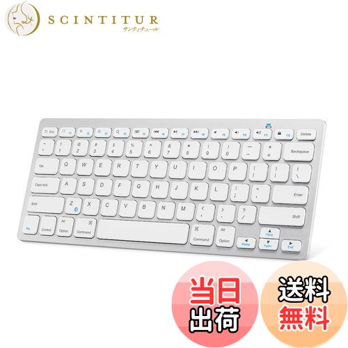 【送料無料】Anker ウルトラスリム Bluetooth ワイヤレスキーボード iOS/Android/Mac/Windows対応/長時..