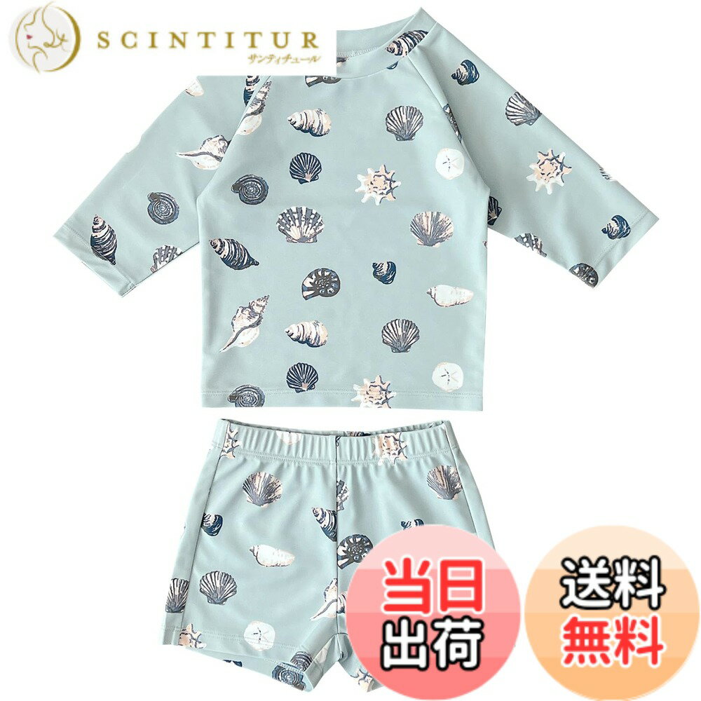 商品情報商品の説明主な仕様 着回し自在のキッズ水着セット：色使いがかわいいラッシュガード・サーフパンツとキャップがセットで登場。UPF50+の紫外線対策は、夏の日差しからもしっかりガード。兄弟や友達とのお揃いも楽しめる、80-130サイズの幅広いサイズバリエーションをご用意いたしました。着心地のよい素材：従来の素材より高い速乾性を実現、耐磨耗性・耐久性に加え毛玉になりにくい特徴があるリサイクルポリエステル素材を使用、ポリウレタンを配合することで伸縮性もあって動きやすいのにサラッとしたドライな着心地。元気に泳ぐ子どもたちにピッタリです。優れたUVカット効果：普通にTシャツを着るようにかぶって着られます。強い日差しから素肌を守るラッシュガードタイプになっており、UVカット加工を施した遮蔽率90%以上の素材を使用しているので、長時間の海水浴やプールでもしっかりキッズの肌を紫外線から守ります。幅広いシーンに対応できる：ニュアンスカラー配色、遊び心溢れる象、シェル、ダックとサーフィンプリントがお子様の可愛らしさを引き立てます。セットアップなので日焼け対策しながらもおしゃれです。海やプール、川遊びはもちろん、水泳練習、スクール授業、温泉、旅行も活躍できます。キャンプやBBQ、ふだんの公園遊びなどもオススメです。商品仕樣：セット内容/ラッシュガード・スイムパンツ・キャップ 素材：ポリエステル、ポリウレタン サイズ：80/90/100/110/120/130 ※着用後は、直ちに真水で手洗いし、陰干しで自然乾燥してください。※タンブル (乾燥機) 乾燥はお避けください。
