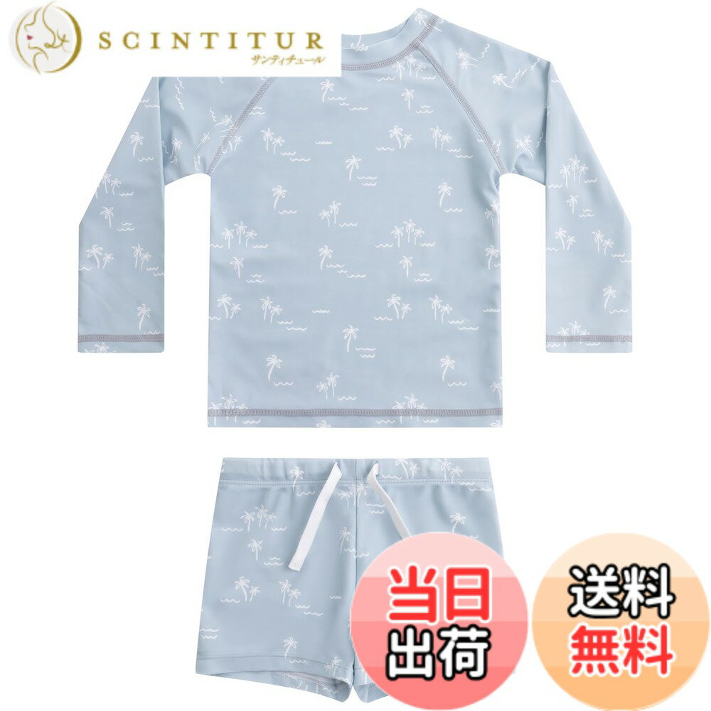 商品情報商品の説明主な仕様 着回し自在のキッズ水着セット：長袖ラッシュガード・スイムパンツ・キャップの水着3点セット。UPF50+の紫外線対策は、海やプールでの日差しをしっかりガード。兄弟や友達とのお揃いも楽しめる、80-130サイズの幅広いサイズバリエーションをご用意いたしました。快適な機能性：塩素や洗濯に耐えられる生地を使用した長持ちする水着シリーズが新登場。従来の素材より高い速乾性を実現、耐磨耗性・耐久性に加え毛玉になりにくい特徴があるリサイクルポリエステル素材を使用、ポリウレタンを配合することで伸縮性もあって動きやすいのにサラッとしたドライな着心地。紫外線対策のUVカット:長袖トップスで、日焼けからも冷えからも守ってくれます。山レジャーやキャンプ時の温度調節、擦り傷対策としても便利。UVカット加工を施した遮蔽率90%以上の素材を使用しているので、長時間の水遊びでもしっかりキッズの肌を紫外線から守り、お子様の楽しい時間をサポート。幅広いシーンに対応できる：かっこいい恐竜柄、元気いっぱいなフルーツ柄、キュートな海の生き物柄など、どれも選べないほどにかわいい色柄が大豊作。海やプール、川遊びもちろん、水泳練習、スクール授業、温泉、旅行なども活躍できます。キャンプやBBQ、ふだんの公園遊びなどもオススメです。商品説明：セット内容/長袖ラッシュガード・スイムパンツ・キャップ 素材：ポリエステル、ポリウレタン サイズ：80/90/100/110/120/130 ※着用後は、直ちに真水で手洗いし、陰干しで自然乾燥してください。※タンブル (乾燥機) 乾燥はお避けください。※高温下や濡れたままビニール袋に密封し長時間放置しますと、色移りをする可能性がございます。