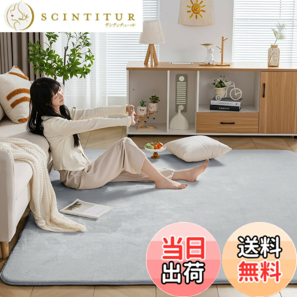 商品情報商品の説明主な仕様 【高反発カーペット】厚さは約25mm高反発ラグマットの踏み心地がすごくふんわりして、底付き感を感じずゆったりリラックスします。体圧をバランス分散し、長時間座っていても疲れにくい。ウレタンクッションで防音効果も抜群で、物の落下や足音など床から階下へ伝わる騒音を軽減することができ、防音ラグとして、心地よい暮らしをサポートします！【オールシーズンお楽しみに】絨毯表面は細く柔らかなフランネル生地を高密度に敷き詰めることで、さらさら、ふわふわして優しい肌触りを実現します。極細マイクロファイバーは軽くて、保温性や速乾性も優れているので、夏はサラッと冬はあたたかい！床暖房・ホットカーペットも対応し、底冷えする季節も足元がぽかぽか暖かいです。【滑り止め・抗菌・防ダニ】衛生的にご使用いただけるよう抗菌・防臭・防ダニ加工を加えます。カーペットの裏面にはゴム製の滑り止め加工があり、フローリングに敷いても滑りにくく、安全のノンホルム仕様なのでお年寄りやお子様やペットがいるご家庭でも安心です。【お手入れ楽に】毛足の長さは約4mm、短毛ラグなので、ゴミやほこりが絡まりにくい、掃除機で簡単に掃除可能です。うっかり飲み物をこぼしても、すぐに拭き取れば大丈夫です。【ラグ仕様】表地：ポリエステル100%　中材：ウレタンフォーム　裏地：ポリエステル100% 不織布 。サイズ：185x185cm 約2畳。毛足約4mm、ノンスリップ不織布約1mm、ウレタン 約20mm、全厚さ約25mmです。