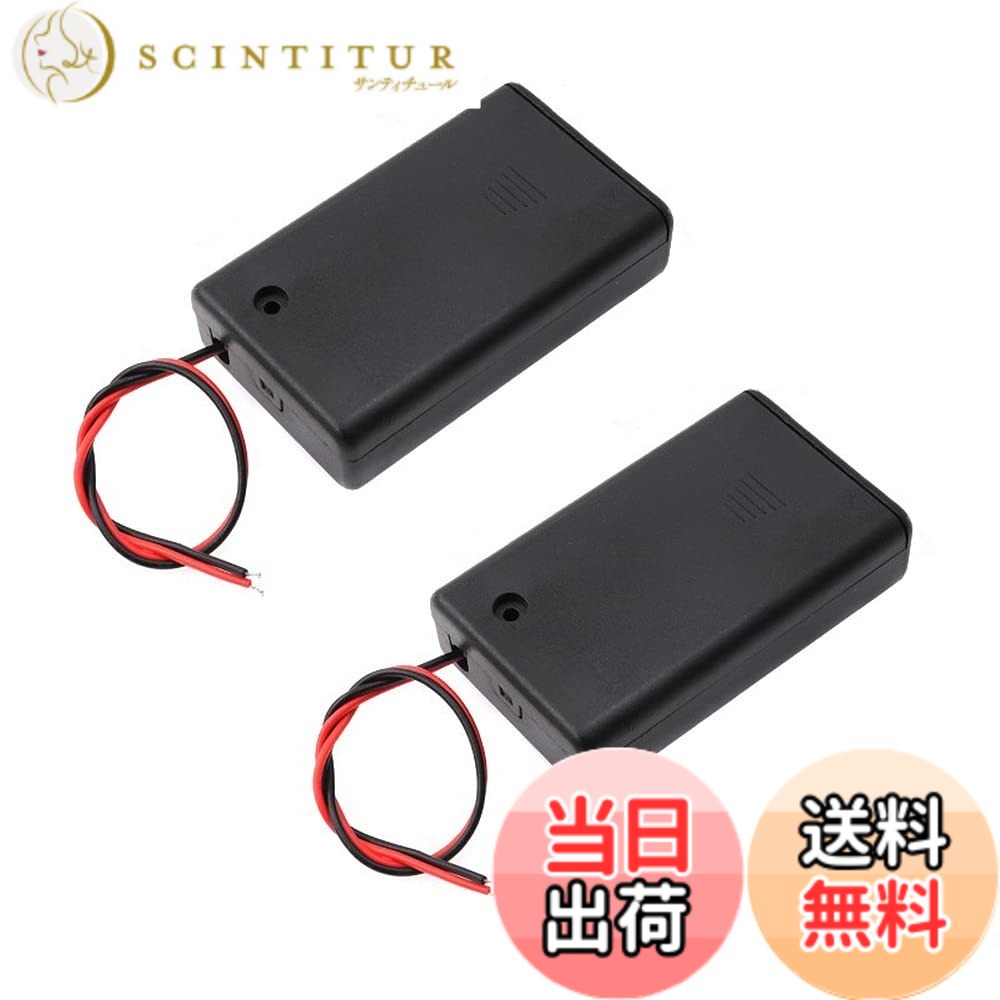 商品情報商品の説明主な仕様 サイズ：63*37*16mm（4.5V）材質：プラスチック製。 重量：18gbrセット内容：3本電池ボックス*2　※電池は付属いたしません。カバー、ON/OFFスイッチ、接続用のワイヤーリードが付いています。電子工作、LEDフラッシュライト、おもちゃ、リモコンなど、様々な用途に適用します。
