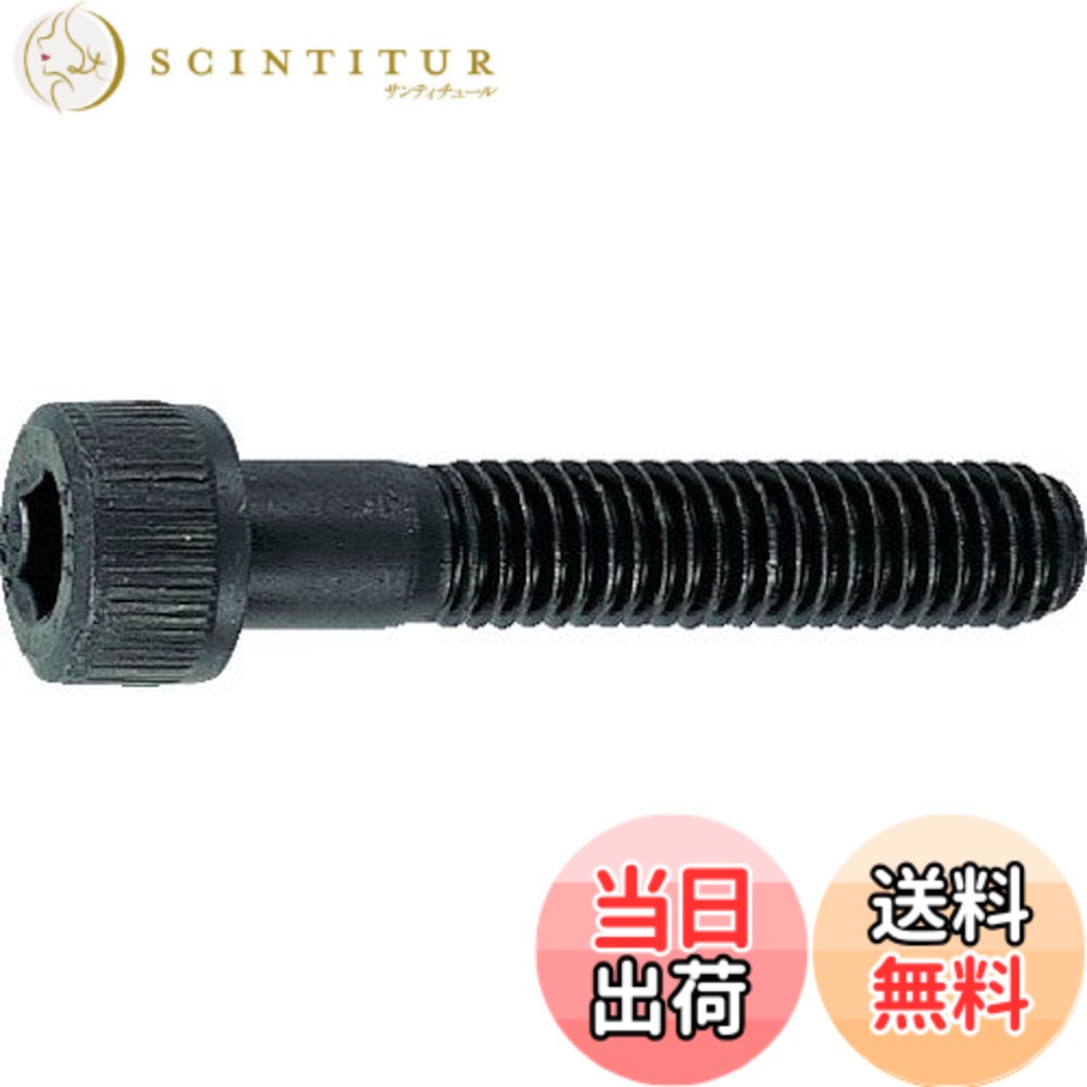 【送料無料】トラスコ中山(TRUSCO) 六角穴付ボルト 黒染め半ネジ サイズM5x40 35本入 B30-0540