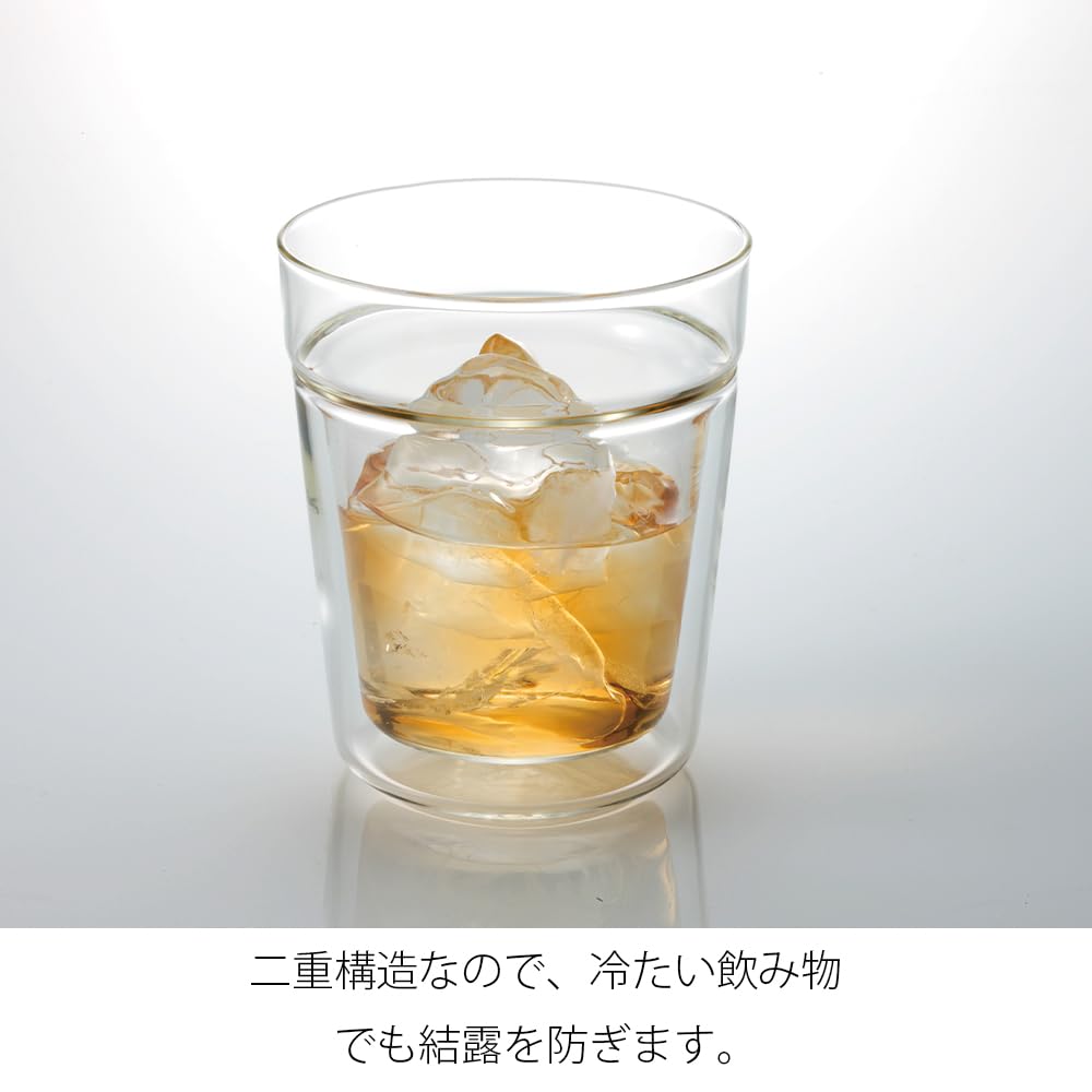 【送料無料】HARIO(ハリオ) ツイン ロックグラス 260ml 耐熱ガラス 食洗器使用可 日本製 TRG-260 scintitur-10247594 サンティチュール サンプル画像2