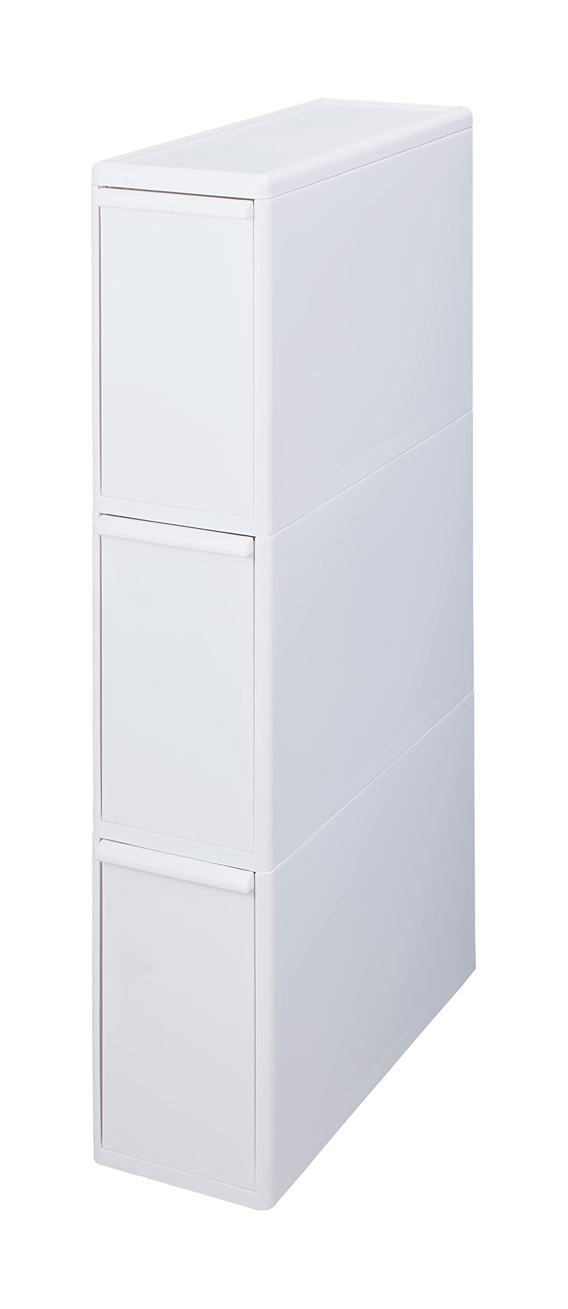 【送料無料】ライクイット (like-it) 分別ゴミ箱 3段 キッチン 隙間 スリム 約幅17x奥行46.5x高さ88.1cm 42L 日本製 分別引出し ステーション スリム3段 ホワイト BS-3