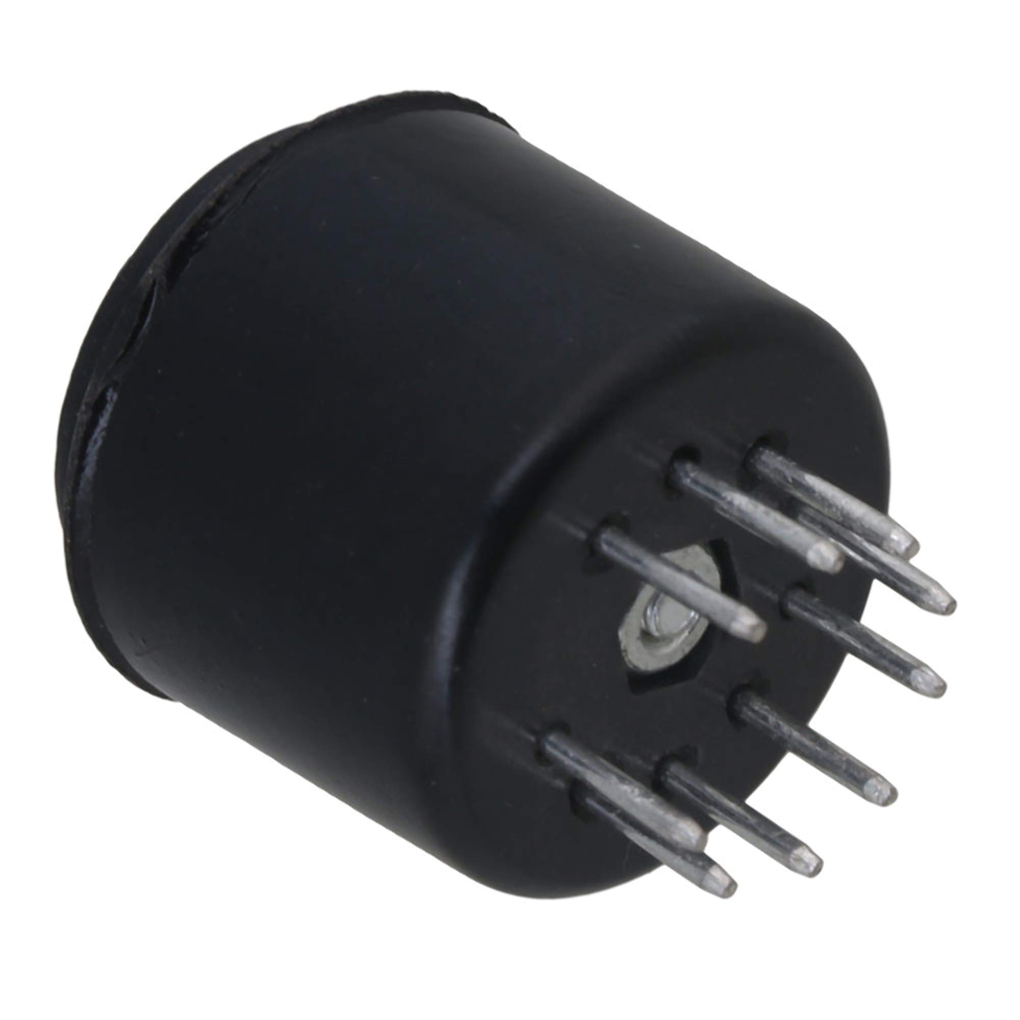 【送料無料】Yibuy 4個入れ 2.7x2.27cm ブラック ベークライト 真空管 Tube Socket Base 9ピンチューブテスター用 アンプ部品 scintitur-10873884 サンティチュール サンプル画像3