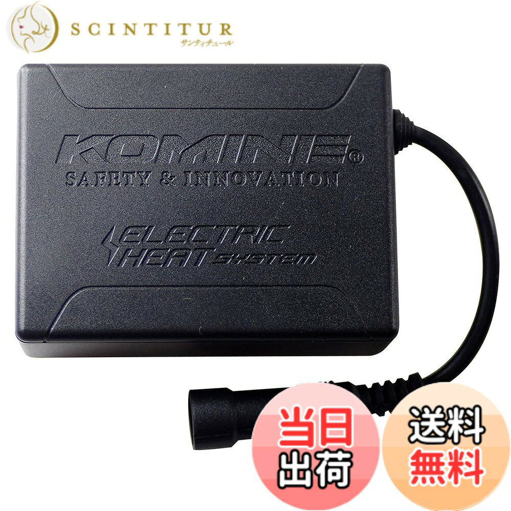 コミネ(KOMINE) バイク用 グローブ 7.4Vリチウムポリマーバッテリー ブラック Free EK-209 1377