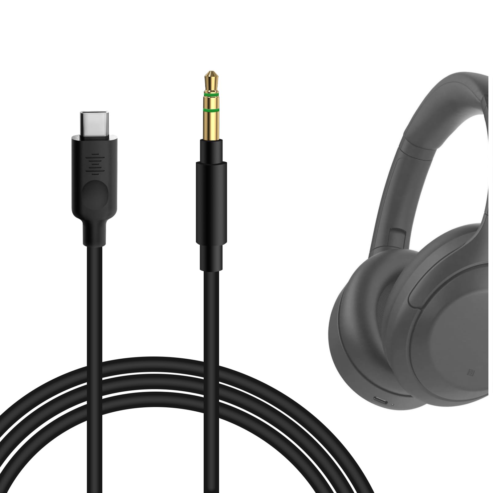 【送料無料】Geekria ケーブル USB-C Digital to Audio 互換性 オーディオコード ソニー Sony ULT WEAR WH-1000XM6 WH-1000XM5 WH-1000XM4 WH-1000XM3 WH-XB700 WH-XB910N INZONE H5 ヘッドホンケーブル、 Type-C に適合する 1.7m