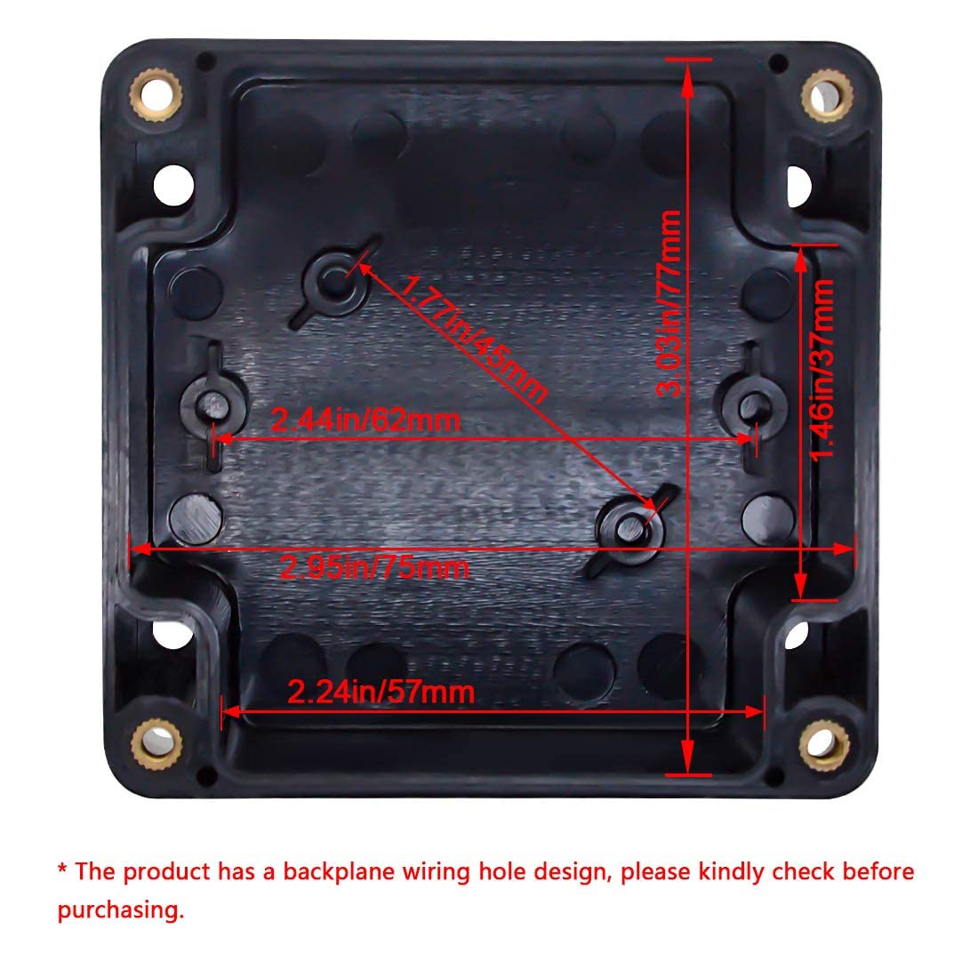 【送料無料】LeMotech ジャンクションボックス IP65 防水プロジェクトボックス 防...